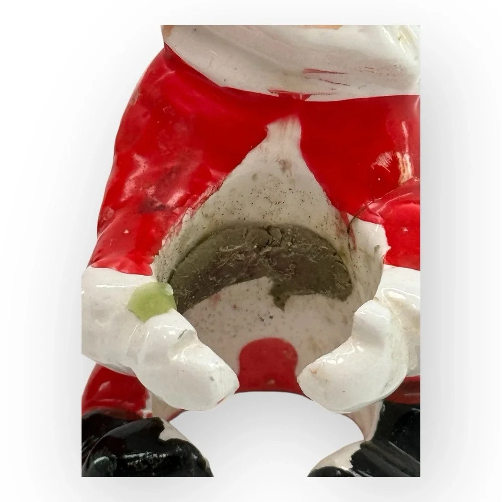 VTG 1950s–1960s Neidco Japan Santa & Mrs Claus Candle Climbers Figurines‎ Kitsch